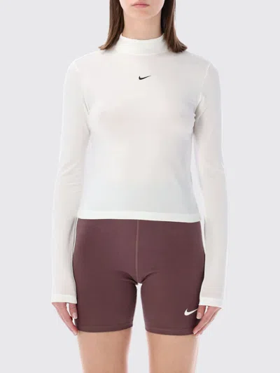 Nike Top  Woman Color White In Gray