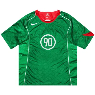 Pre-owned Nike T90 Dri-fit Soccer Jersey 'classic Green/sport Red/white/white' | Men's Size S