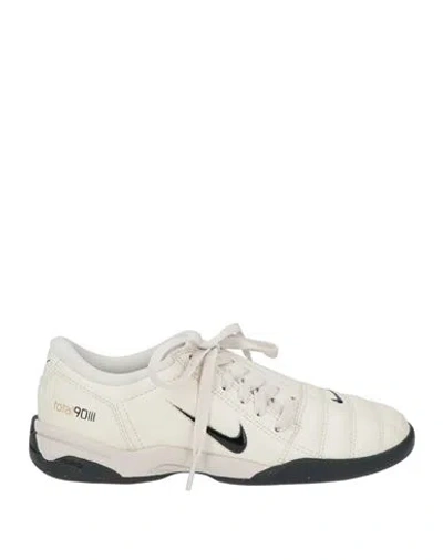 Nike T90 Sp Woman Sneakers Ivory Size 7 Synthetic Fibers In White