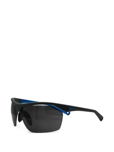 Nike Tailwind 12 Rectangular-frame Sunglasses In Black