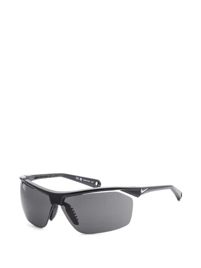 Nike Tailwind Geometric-frame Sunglasses In Gray