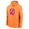 Nike Tampa Bay Buccaneers Club Logo  Men's Nfl Pullover Hoodie In Orange