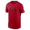 Nike Men's Red Tampa Bay Buccaneers Faded Essential T-shirt In Red