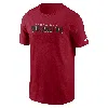 Nike Tampa Bay Buccaneers Primetime Wordmark Essential  Men's Nfl T-shirt In Red