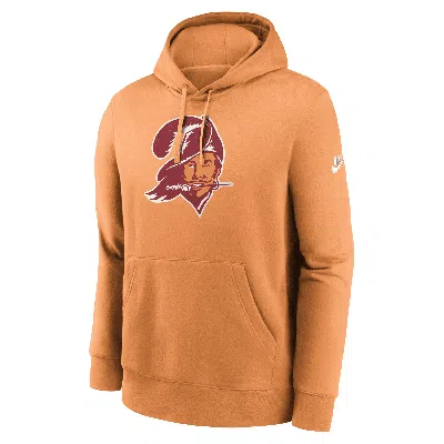 Nike Tampa Bay Buccaneers Rewind Club Logo Men's  Men's Nfl Pullover Hoodie In Orange