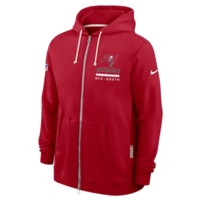 Nike Tampa Bay Buccaneers Utility Player Sideline  Men's Dri-fit Nfl Full-zip Hoodie In Neutral