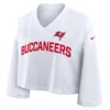 Nike Tampa Bay Buccaneers Wide Receiver Jersey Fashion  Women's Dri-fit Nfl Cropped Top In White