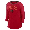 Nike Tampa Bay Buccaneers  Women's Nfl 3/4-sleeve T-shirt In Red