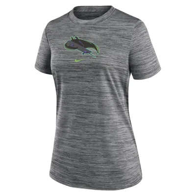 Nike Tampa Bay Rays Authentic Collection City Connect Practice Velocity  Women's Dri-fit Mlb T-shirt In Gray
