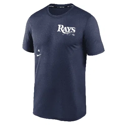 Nike Men's Navy Tampa Bay Rays Authentic Collection Early Work Tri-blend Performance T-shirt