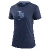 Nike Tampa Bay Rays Authentic Collection Early Work  Women's Mlb T-shirt In Blue