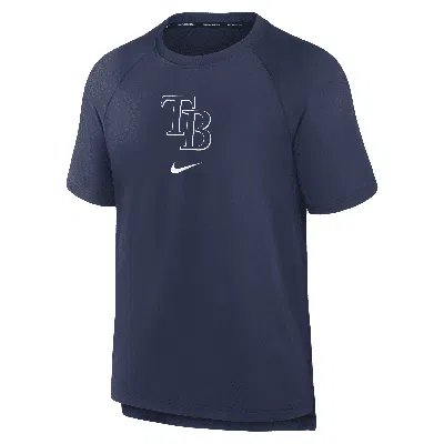 Nike Tampa Bay Rays Authentic Collection Pregame  Men's Dri-fit Mlb T-shirt In Blue