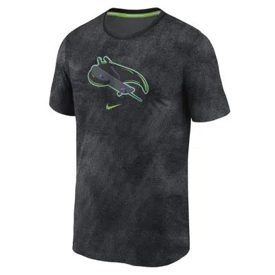 Nike Tampa Bay Rays City Connect Practice Velocity  Men's Dri-fit Mlb T-shirt In Gray