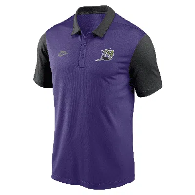 Nike Tampa Bay Rays Cooperstown Franchise  Men's Dri-fit Mlb Polo In Purple