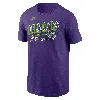 Nike Purple Tampa Bay Rays Cooperstown Collection Retro T-shirt In Purple