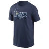 Nike Navy Tampa Bay Rays 2023 Postseason Authentic Collection Dugout T-shirt In Blue