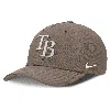 Nike Tampa Bay Rays Rise  Men's Dri-fit Mlb Adjustable Hat In Brown
