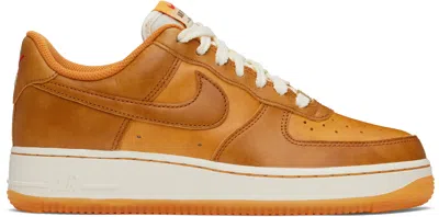 NIKE TAN AIR FORCE 1 '07 LV8 SNEAKERS
