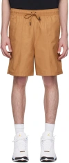 NIKE TAN ESSENTIALS SHORTS