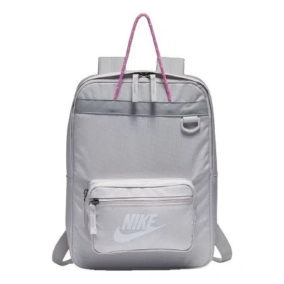 Nike Tanjun Backpack Reflective Athleisure Sports Training Gym Silver Gray