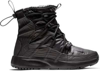 Pre-owned Nike Tanjun High Rise Triple (women's) Sneakers In Black/anthracite