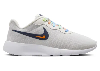 Pre-owned Nike Tanjun Se Easyon Midnight Navy Sneakers In Photon Dust/phantom/total Orange In Multi