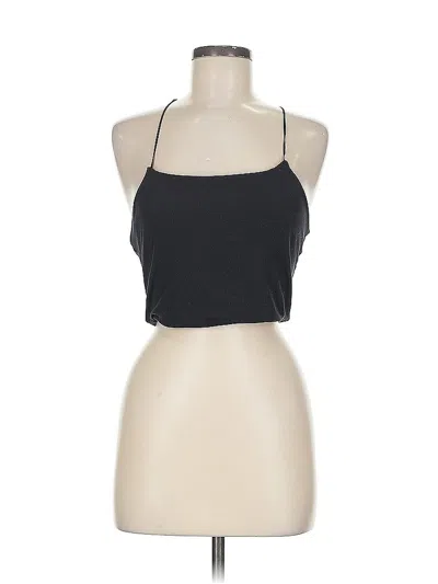 Pre-owned Nike Tank Top Black Halter Neckline Tops