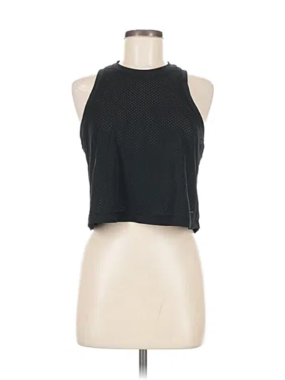 Pre-owned Nike Tank Top Black Halter Neckline Tops