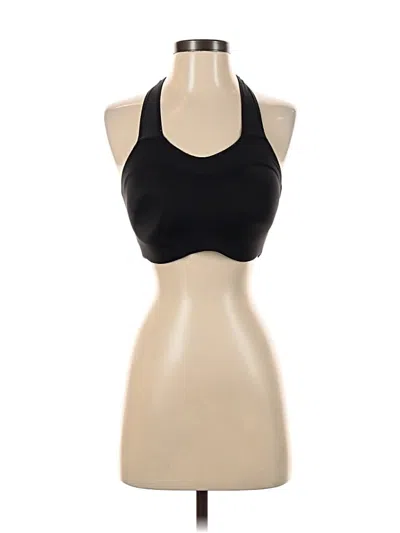 Pre-owned Nike Tank Top Black Halter Neckline Tops