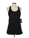 Nike Tank Top Black Halter Neckline Tops In Black