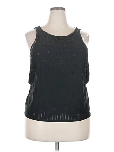 Nike Tank Top Black Halter Neckline Tops