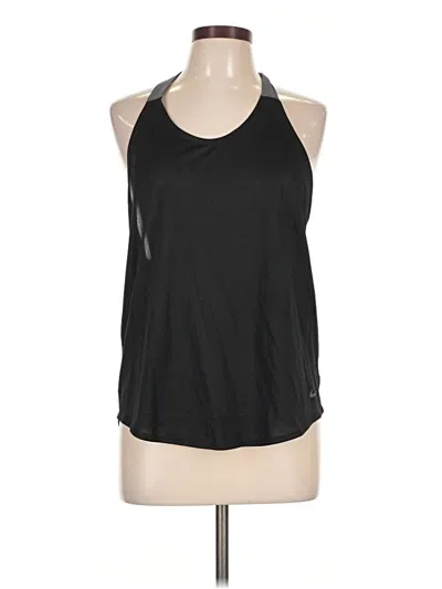 Pre-owned Nike Tank Top Black Halter Neckline Tops
