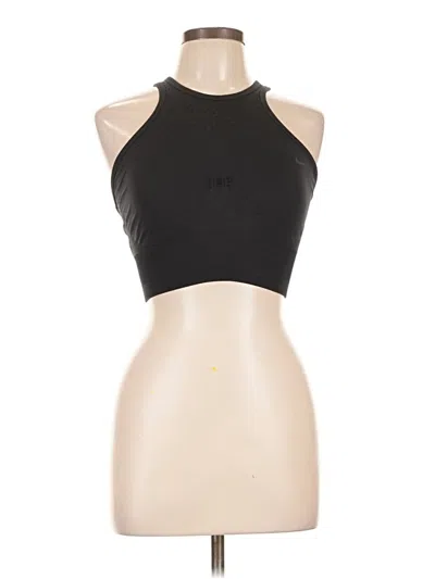 Pre-owned Nike Tank Top Black Halter Neckline Tops