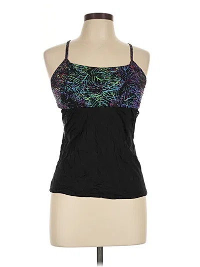 Pre-owned Nike Tank Top Black Halter Neckline Tops