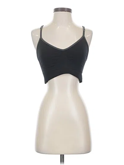 Pre-owned Nike Tank Top Black Strapless Neckline Tops