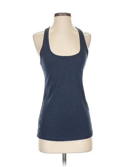 Pre-owned Nike Tank Top Blue Halter Neckline Tops