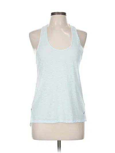 Pre-owned Nike Tank Top Blue Halter Neckline Tops