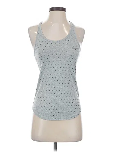 Pre-owned Nike Tank Top Blue Halter Neckline Tops