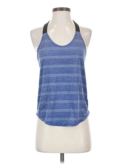 Pre-owned Nike Tank Top Blue Halter Neckline Tops