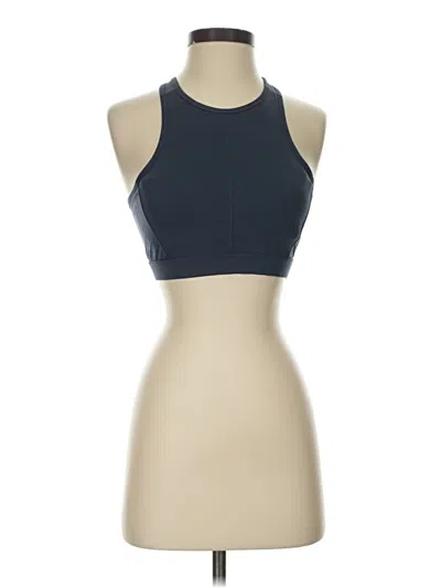 Pre-owned Nike Tank Top Blue Halter Neckline Tops