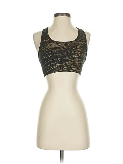 Pre-owned Nike Tank Top Gold Halter Neckline Tops