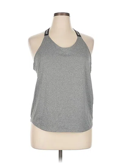 Pre-owned Nike Tank Top Gray Halter Neckline Tops