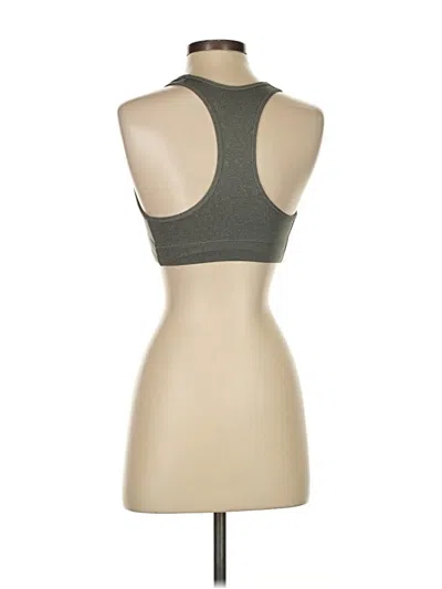 Pre-owned Nike Tank Top Gray Halter Neckline Tops