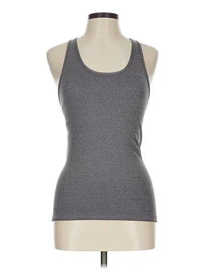 Pre-owned Nike Tank Top Gray Halter Neckline Tops