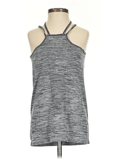 Pre-owned Nike Tank Top Gray Halter Neckline Tops