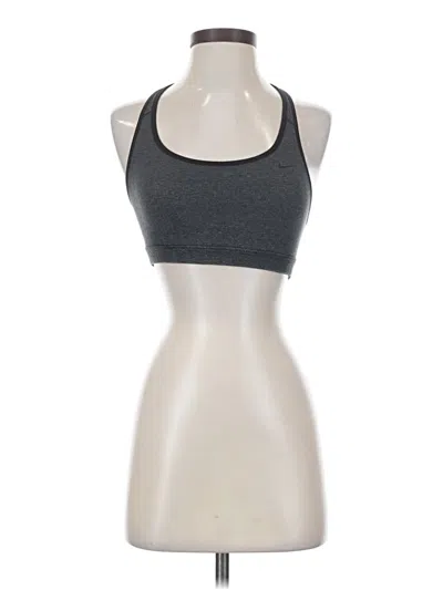 Pre-owned Nike Tank Top Gray Halter Neckline Tops