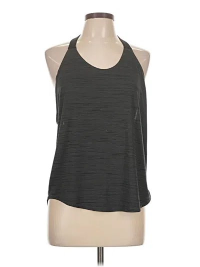 Pre-owned Nike Tank Top Gray Halter Neckline Tops