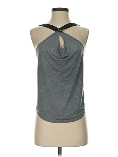Pre-owned Nike Tank Top Gray Halter Neckline Tops