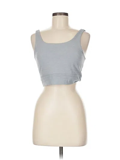 Pre-owned Nike Tank Top Gray Strapless Neckline Tops