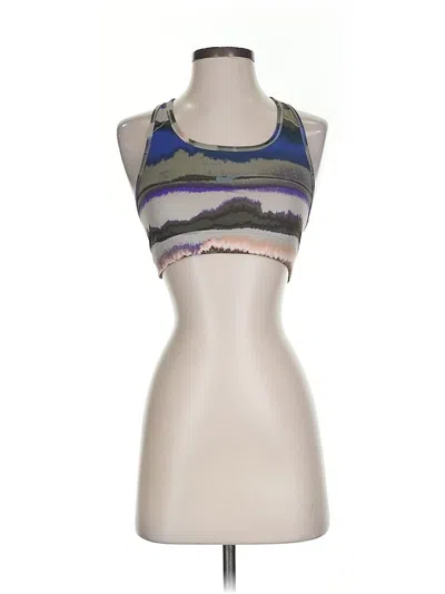 Pre-owned Nike Tank Top Green Halter Neckline Tops